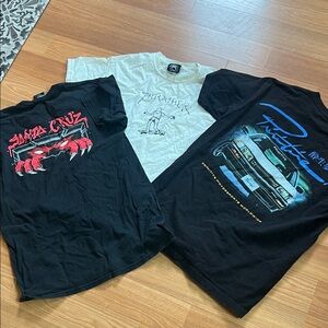 Graphic T-Shirts Bundle - Black and White Zumiez size medium a lot